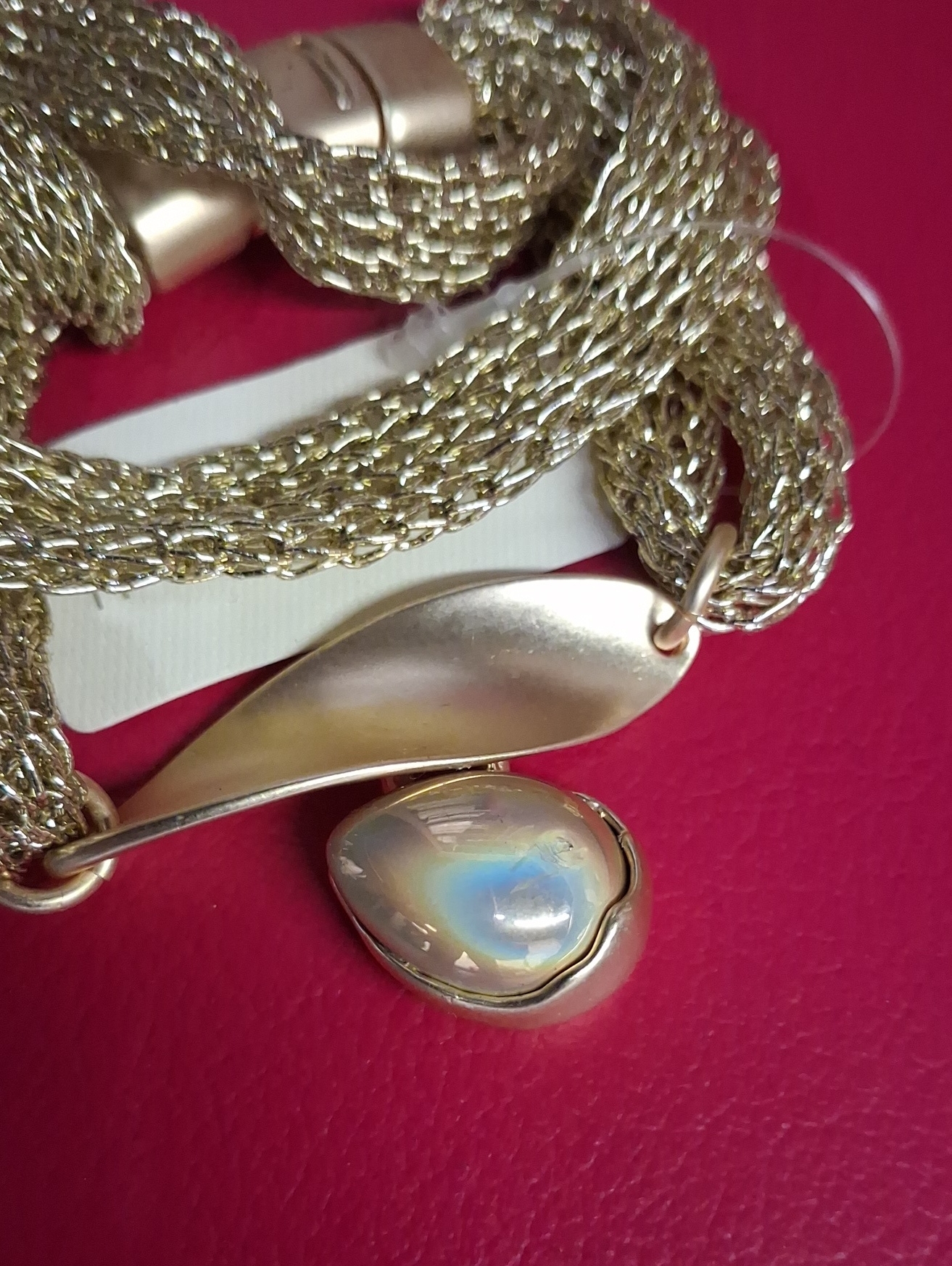 Nwt Womens Saachi Mesh Twisted Plate Bracelet — image 6 of 6